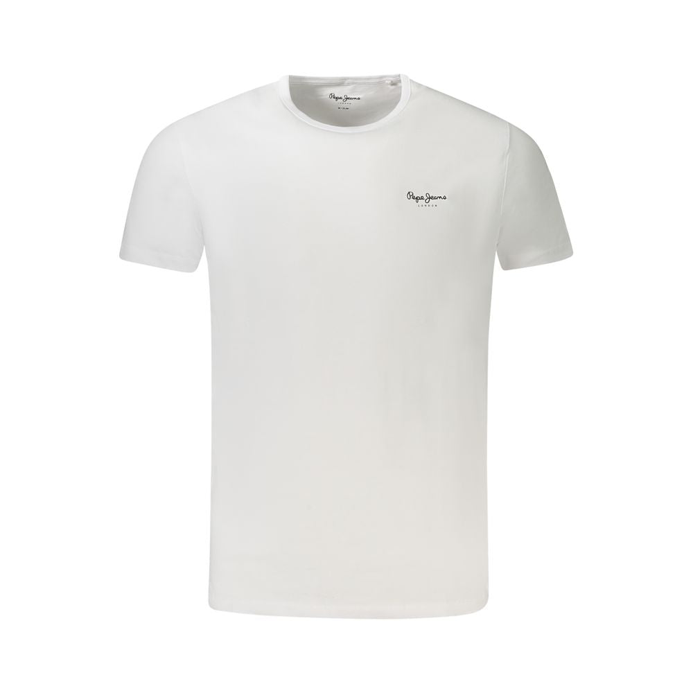 Pepe Jeans White Cotton T-Shirt