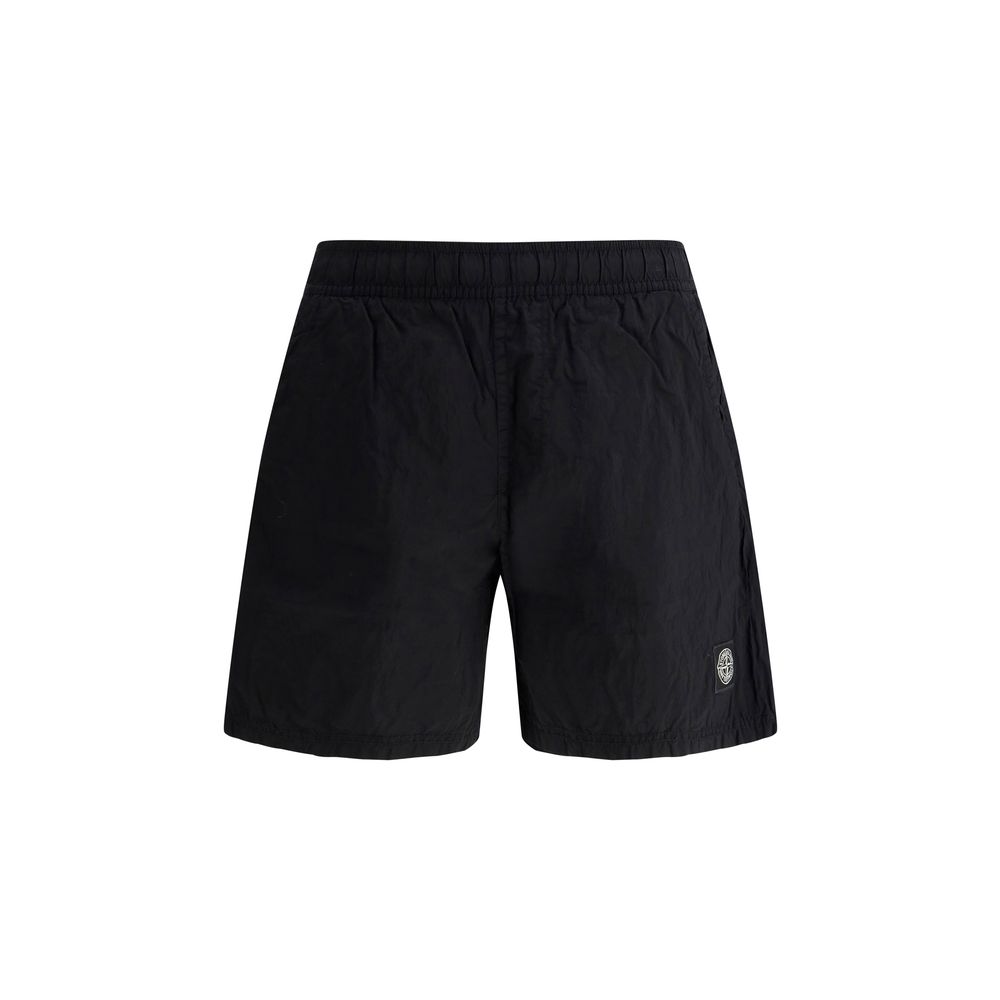 Stone Island Logoed Swimshorts