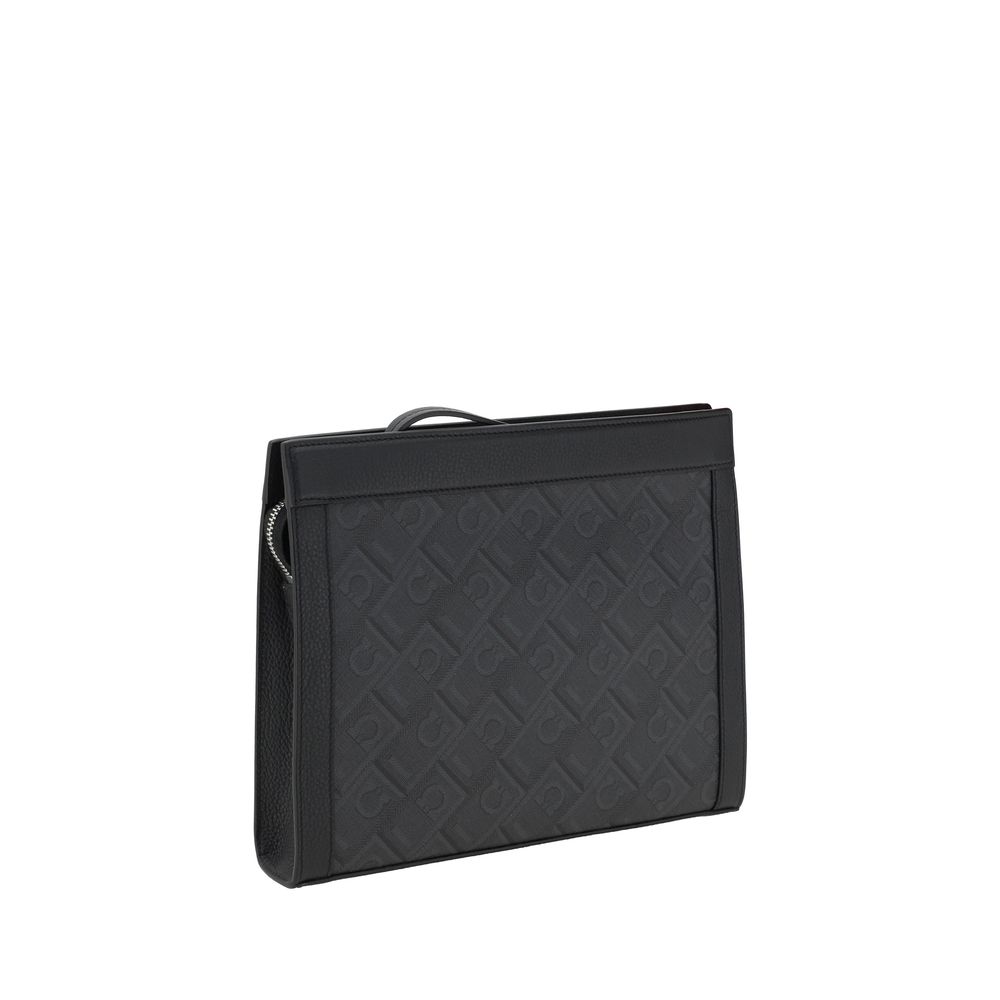 Ferragamo Gancini pattern Pouch