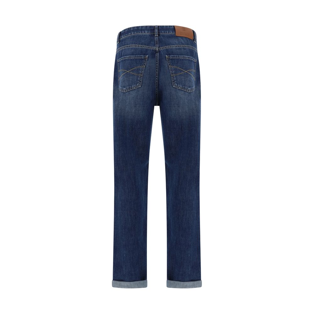 Brunello Cucinelli Cuffed Jeans