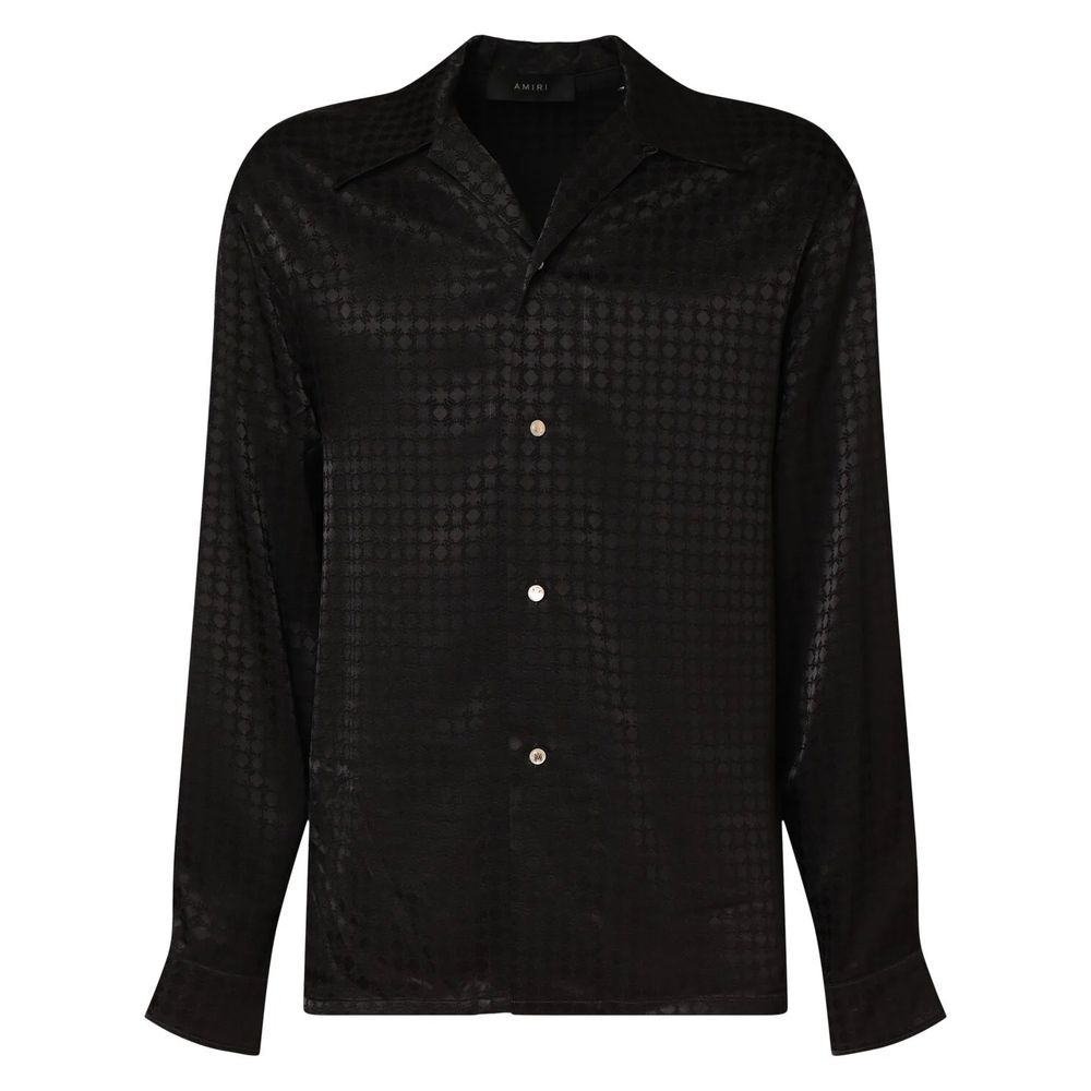 Amiri Black Viscose Shirt