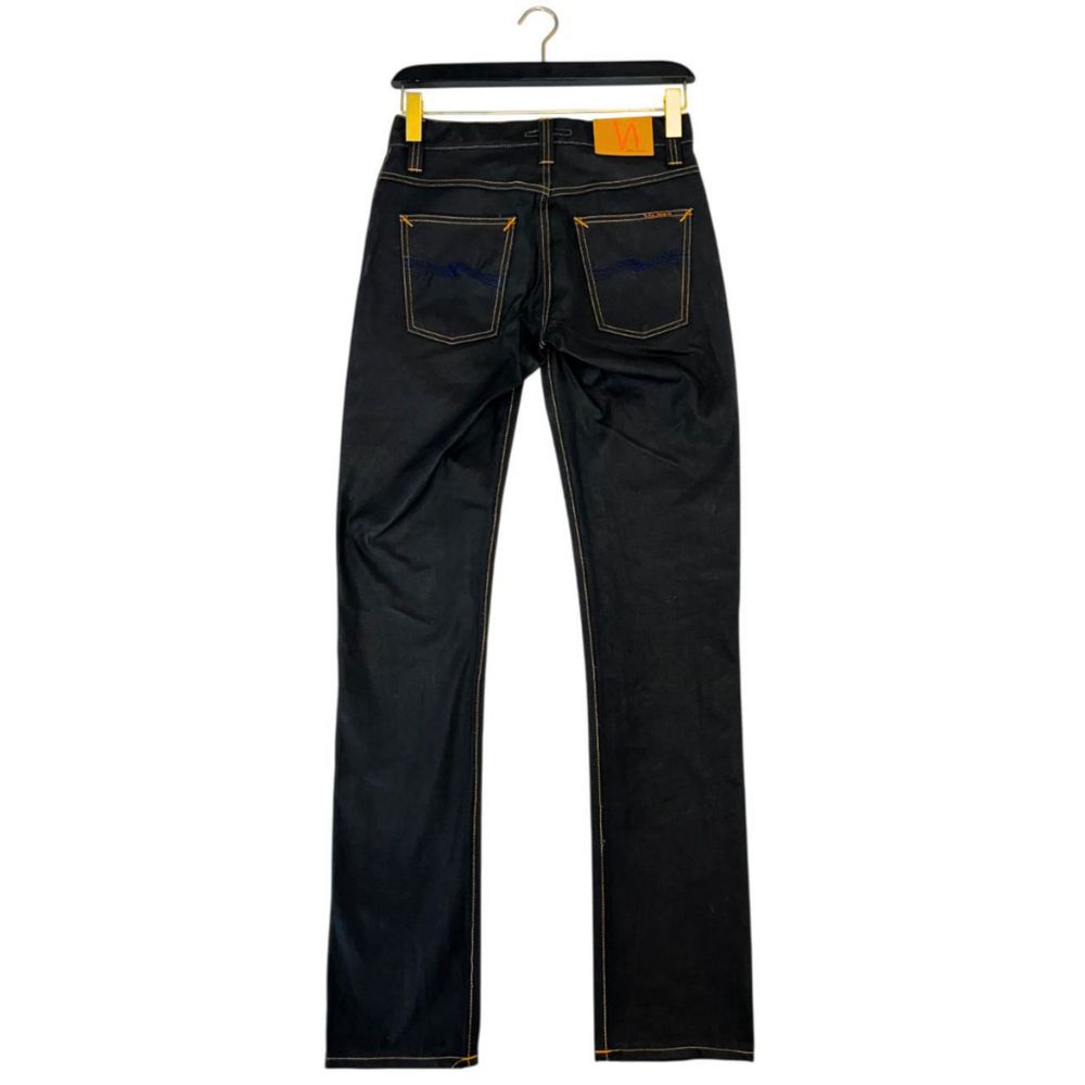 Nudie Jeans Black Cotton Jeans & Pant