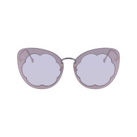 Salvatore Ferragamo Purple Metal Sunglasses