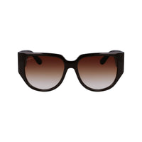 Ferragamo Brown Bio Injected Sunglasses