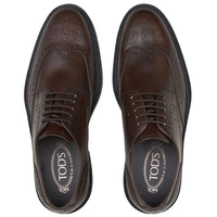 Tod's Brown Leather Di Calfskin Formal