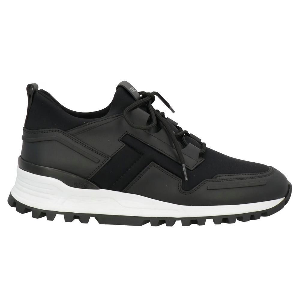 Tod's Black Leather Di Calfskin Sneaker