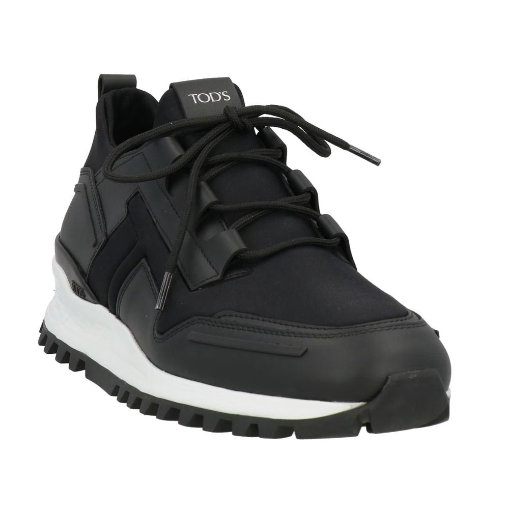 Tod's Black Leather Di Calfskin Sneaker