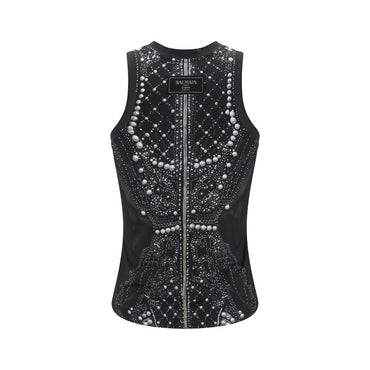 Balmain Trompe l'œil Top