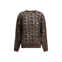 Brunello Cucinelli Perforated Sweater with sequins