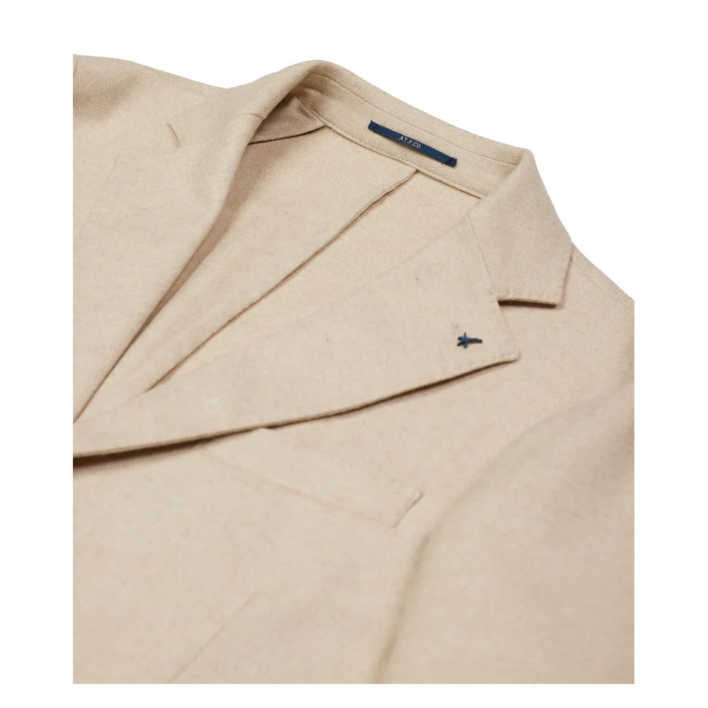 AT.P.CO Beige Linen Blazer