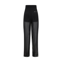 Blumarine Semi-sheer georgette Pants