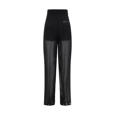 Blumarine Semi-sheer georgette Pants