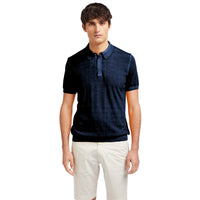 AT.P.CO Blue Cotton Polo Shirt