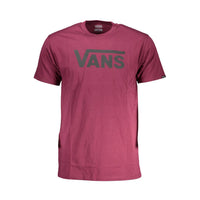 Vans Purple Cotton Men T-Shirt