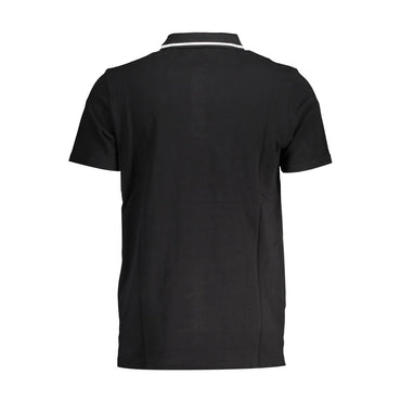 Fila Black Cotton Men Polo