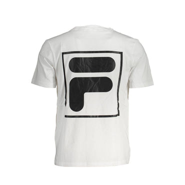 Fila White Cotton Men T-Shirt