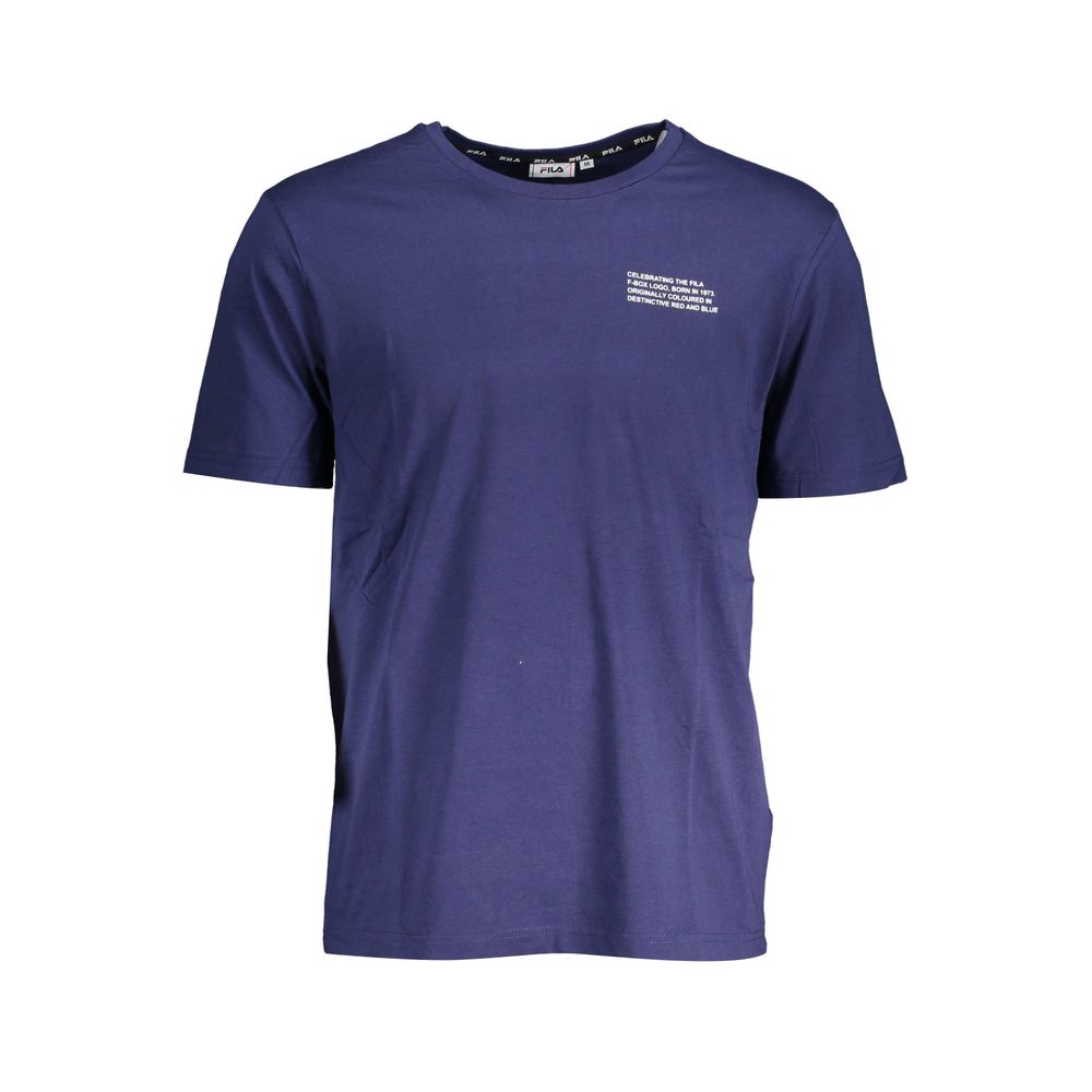 Fila Blue Cotton Men T-Shirt