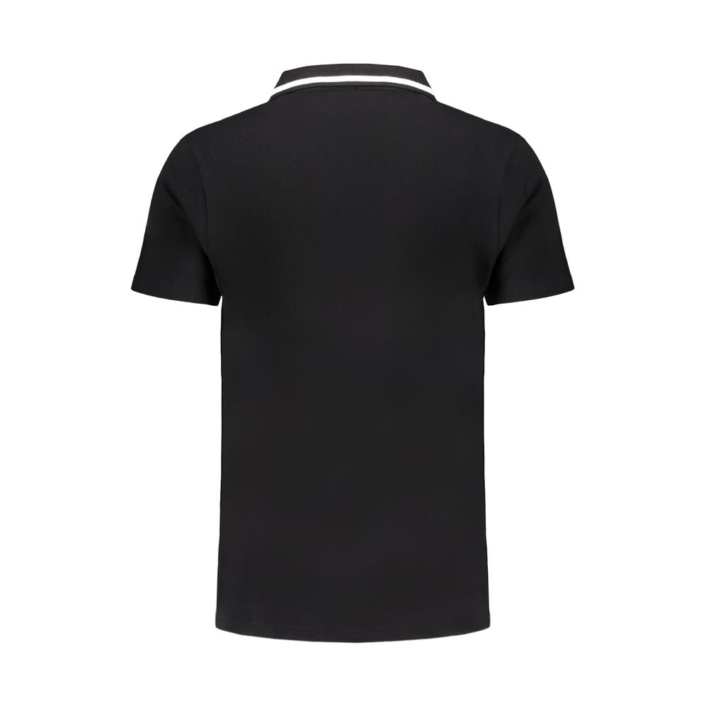 Fila Black Cotton Polo Shirt