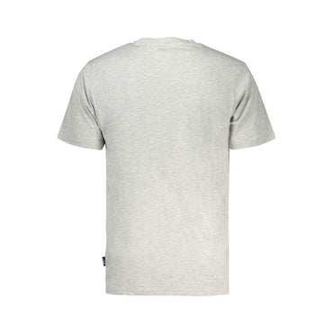 Fila Gray Cotton Men T-Shirt