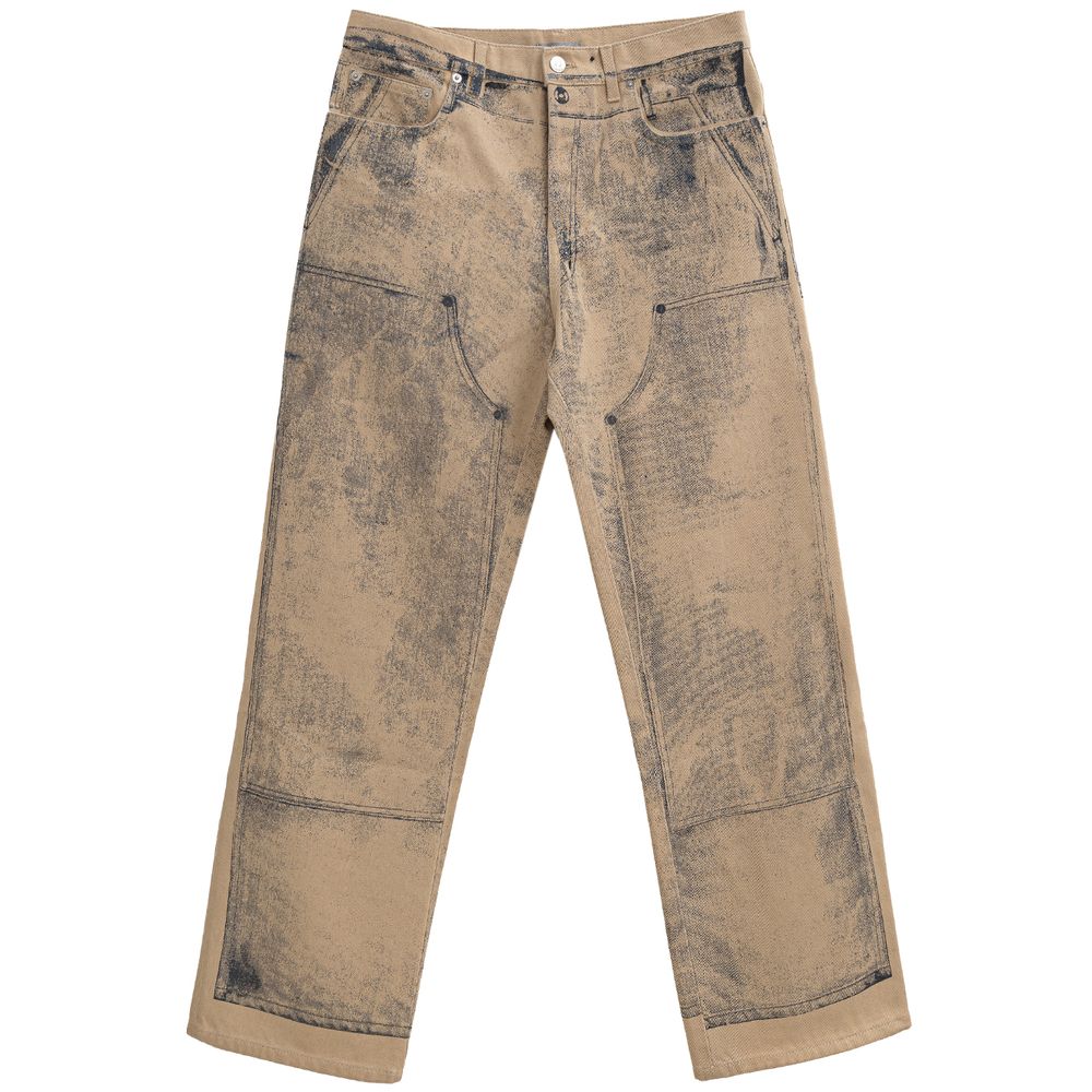 Dior Beige Cotton Jeans & Pant