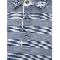 Canali Blue Cotton Polo Shirt