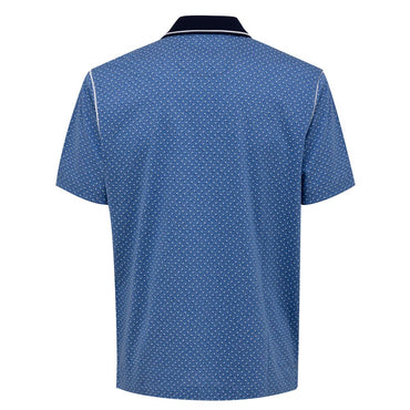 Canali Blue Cotton Polo Shirt