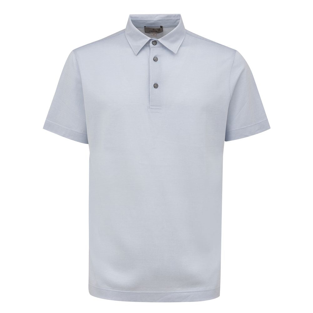 Canali Light Blue Cotton Polo Shirt