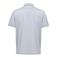 Canali Light Blue Cotton Polo Shirt