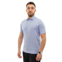 Canali Light Blue Cotton Polo Shirt