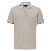 Canali Gray Cotton Polo Shirt