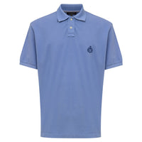 Canali Light Blue Cotton Polo Shirt