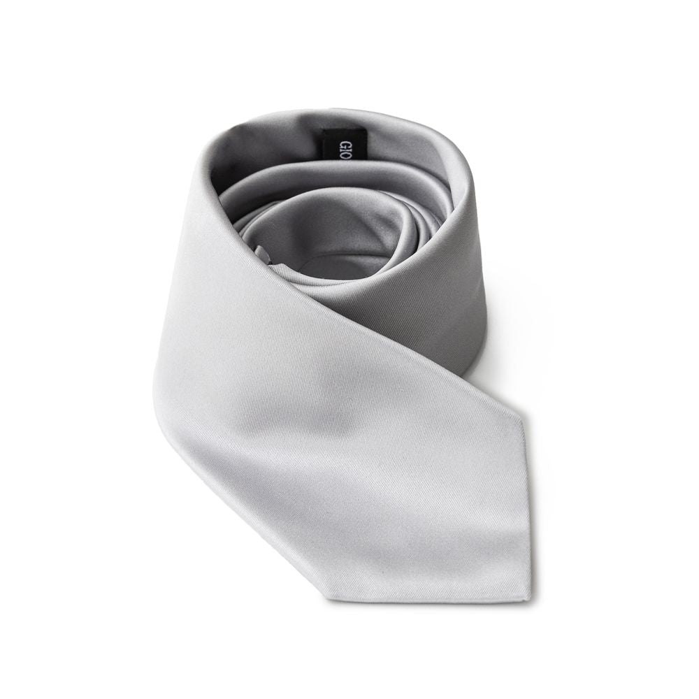 Giorgio Armani Silver Silk Ties & Bowty