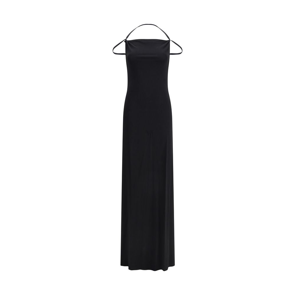 Marine Serre Long Dress with neckline on the back