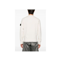 Stone Island White Wool Men Sweater