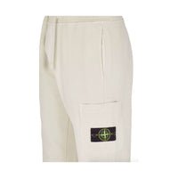 Stone Island Beige Cotton Men's Tracksuit Trouser