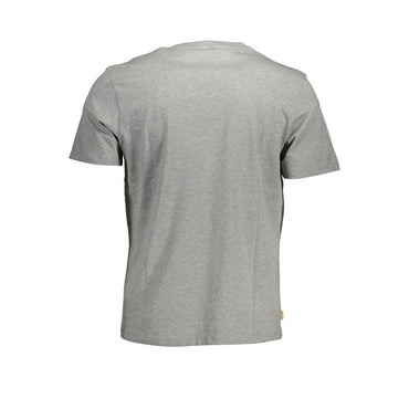 Timberland Gray Cotton Men T-Shirt