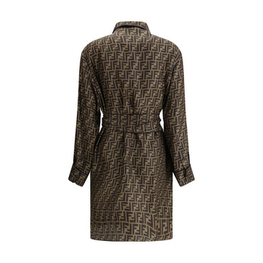 Fendi FF pattern shirt Dress