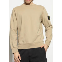 Stone Island Beige Cotton Sweater