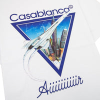 Casablanca White Cotton T-Shirt