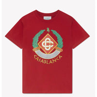 Casablanca Red Cotton T-Shirt