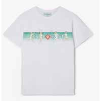 Casablanca White Cotton T-Shirt