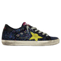 Golden Goose Blue Leather Sneaker