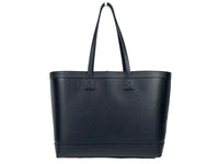 Burberry Medium Grainy Leather Black Tote Bag Purse