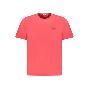 Pepe Jeans Red Cotton Men T-Shirt