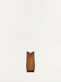 Valentino Garavani Brown Grainy Calf Hobo Rockstudt Bag