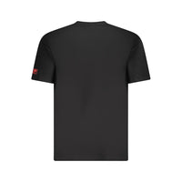 Fila Black Cotton Men T-Shirt