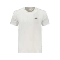 Pepe Jeans White Cotton Men T-Shirt