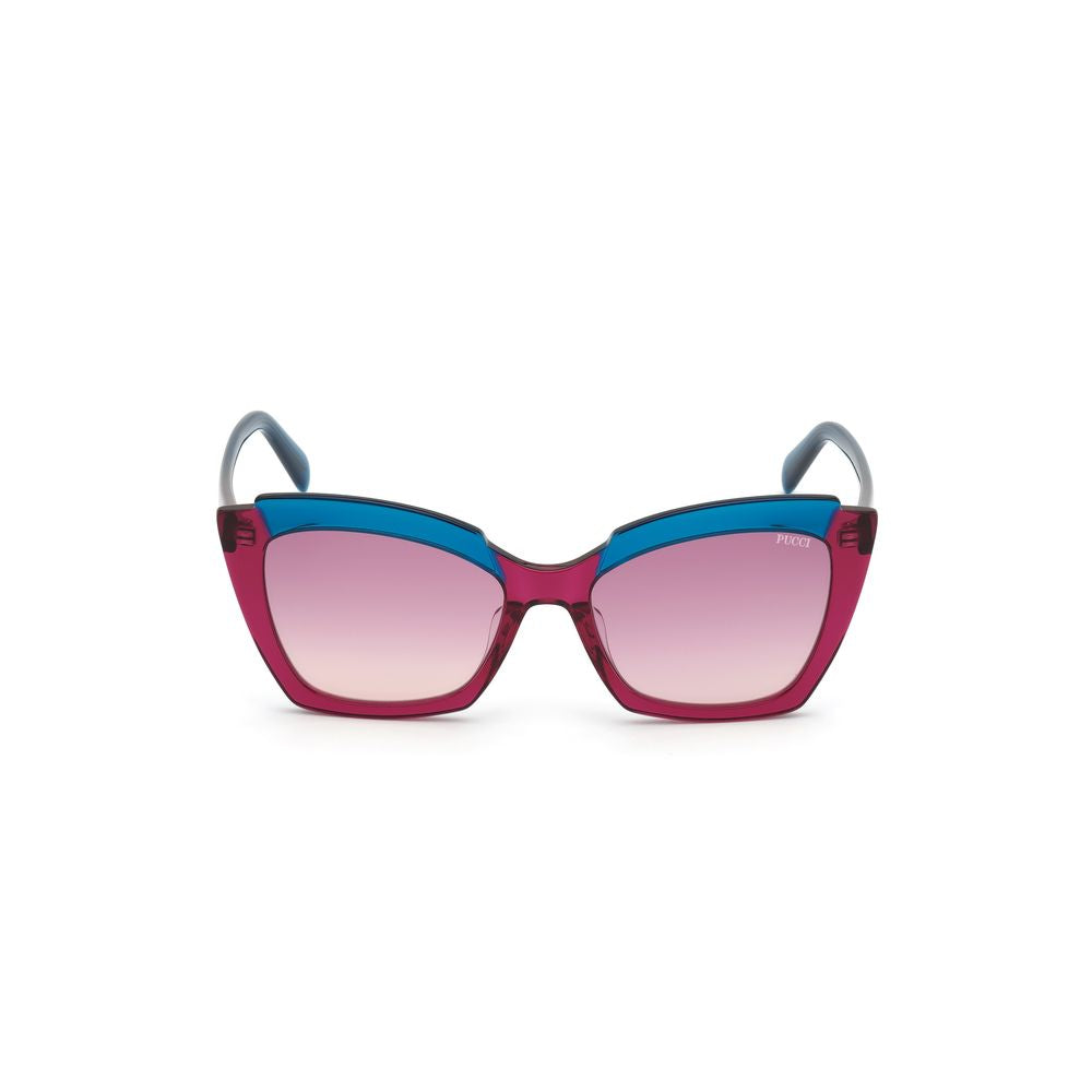 Emilio Pucci Multicolor Acetate Sunglasses