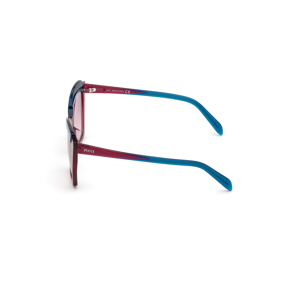 Emilio Pucci Multicolor Acetate Sunglasses