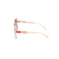 Emilio Pucci White Metal Sunglasses